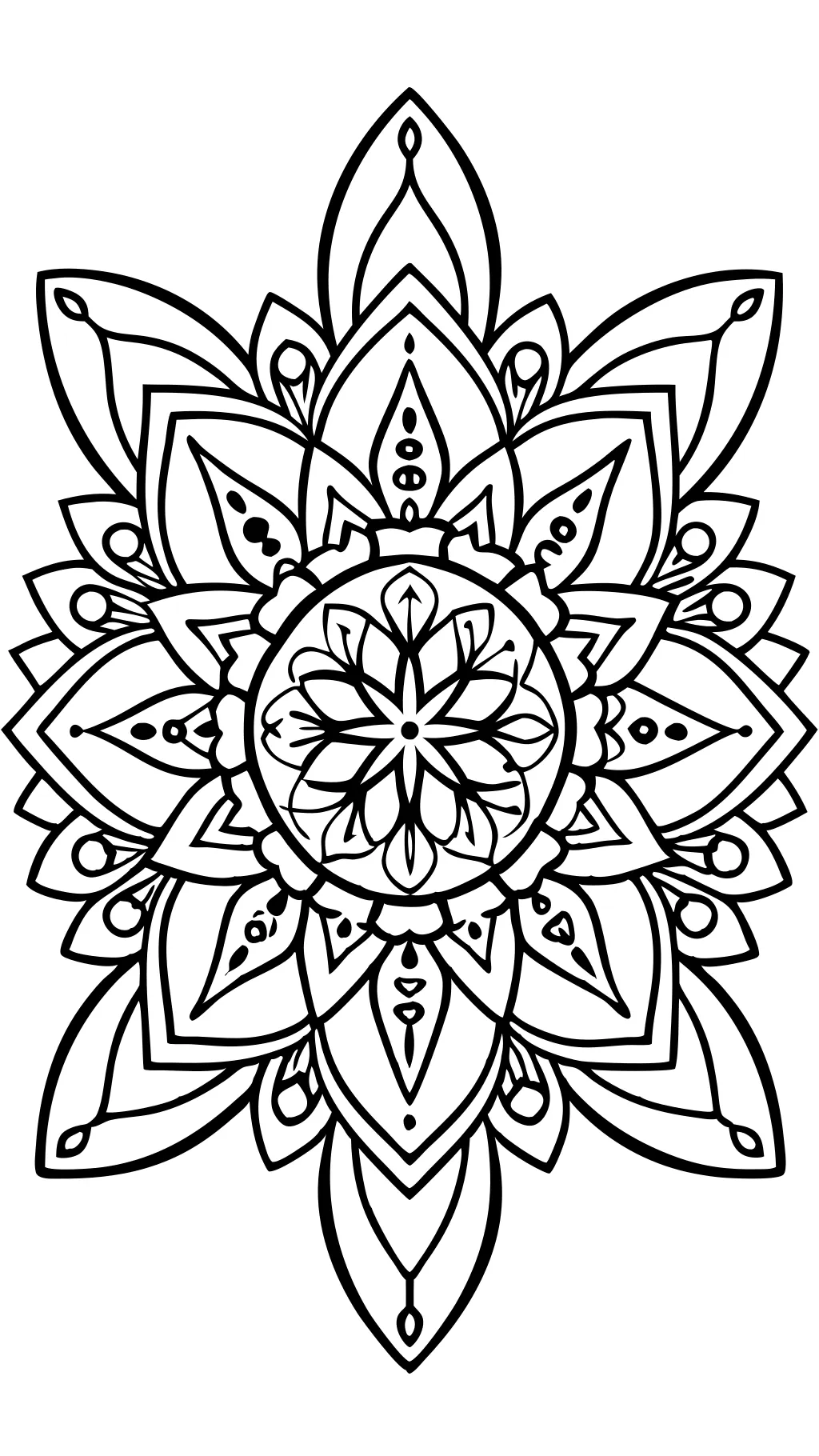 coloriages mandala imprimable pour les adultes